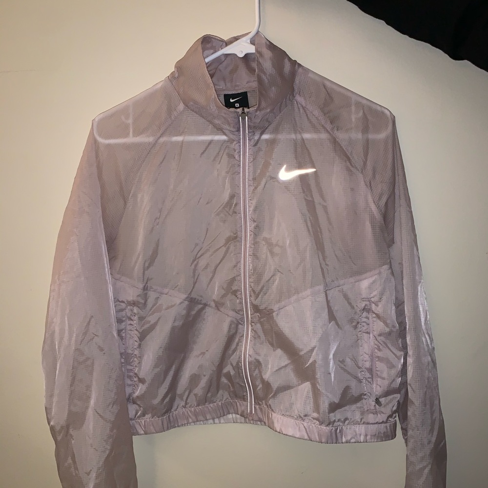 Nike light pink jacket medium